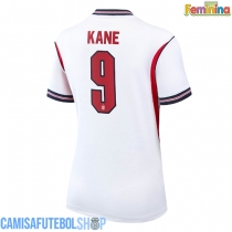 Camisa de time de futebol Inglaterra Harry Kane #9 Replicas 1º Equipamento Feminina Mundo 2026 Manga Curta